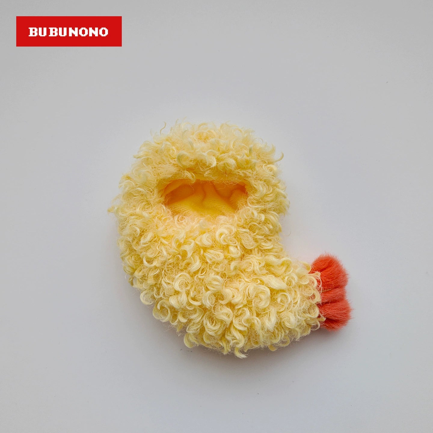 Labubu Tempura Shrimp Outfit - Crispy Ebi Fry Costume for 17cm Vinyl Dolls