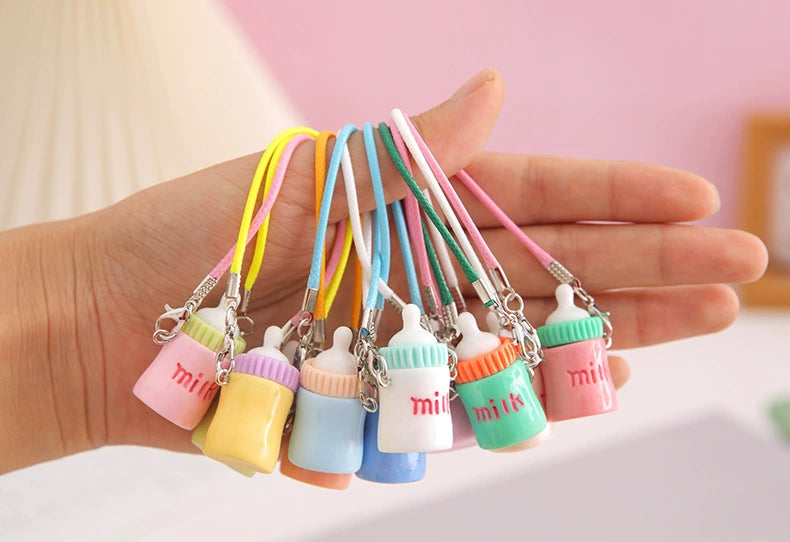 Mini Thermos Keychain - Cute Simulation Cup Pendant for DIY Backpack Room Decor
