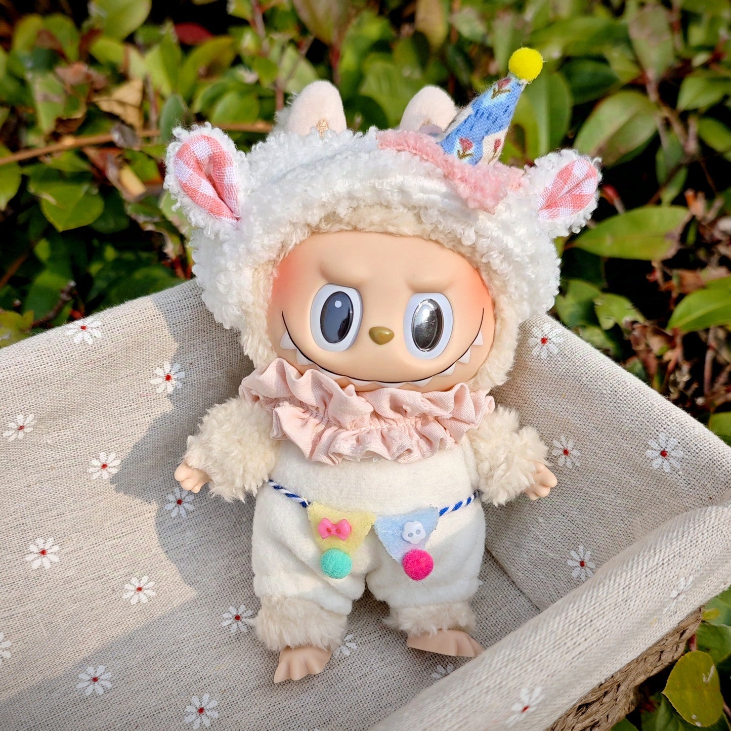 17cm Labubu 1st-3rd Gen Keychain Clothes | Dress, Sweater, Overalls & T-Shirt Collection | Complete Replacement Outfit Set for Plush/Vinyl Dolls
