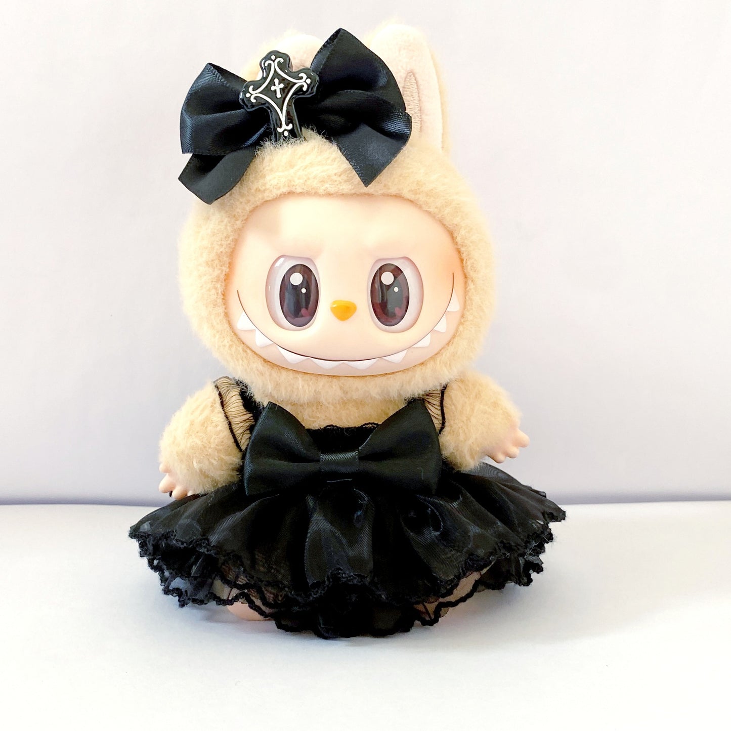 NEW 17cm Labubu Halloween Clothes - Pumpkin Costume Fits Gen1/2/3 (No Doll)