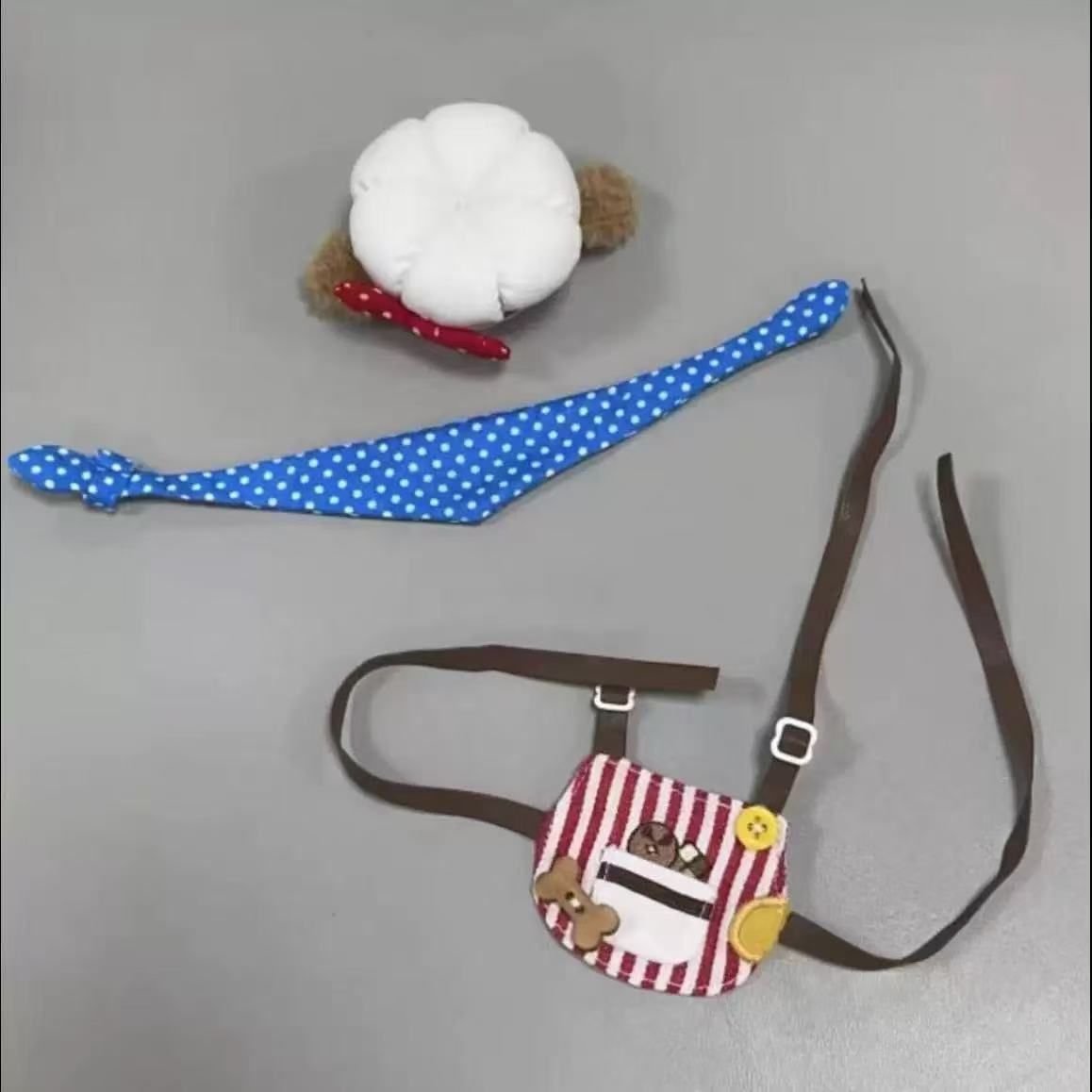 17cm Labubu Chef Outfit - Cute Kitchen Costume w/ Hat for Cotton Doll Clothes