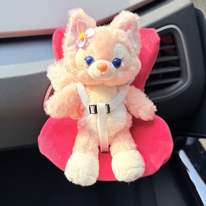 LABUBU Safety Seat | Charm Accessory for Car & Sofa | Aromatherapy Ornament Decor