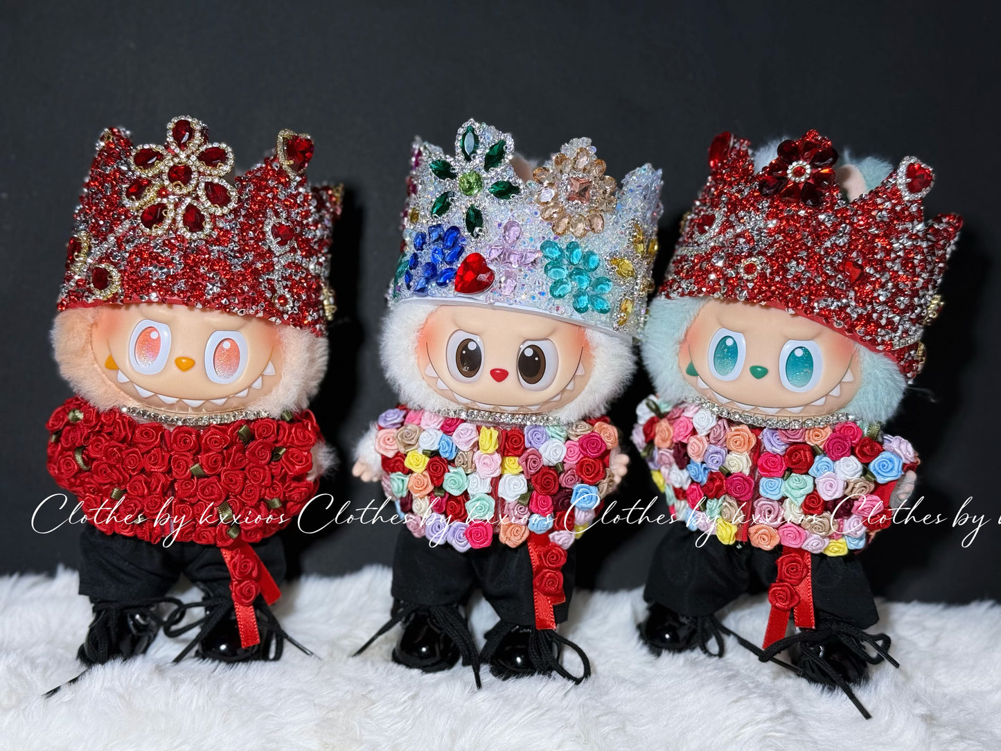 Pop Mart Labubu x G-Dragon High-End Custom Collection | 17cm Vinyl Keychain Outfits for Gen 1-3
