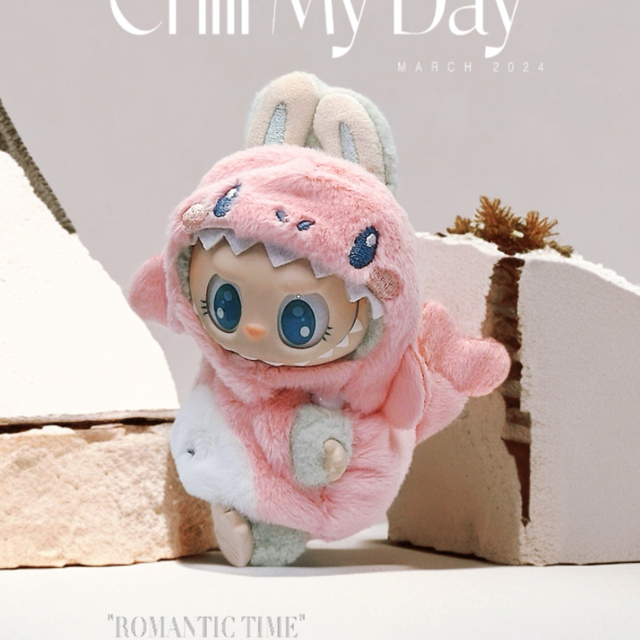 Labubu 1st-2nd Gen Sitting Party Doll Clothes | Macaron Style Outfit Set | Cute Apparel for Blind Box Figurines