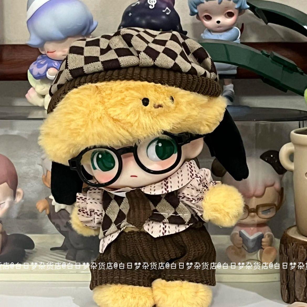 DIMOO x Disney Pluto Outfit - Vintage British Style Knit Set for 10cm Dolls (No Figure)