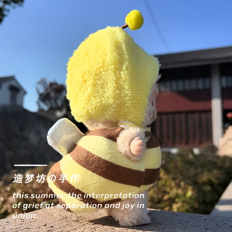 POP MART Labubu Doll Clothes - 'High Energy' Hamburger Costume for Gen 1/2/3 Vinyl Figures 17cm (No Doll Included) | Plush Keychain Outfit