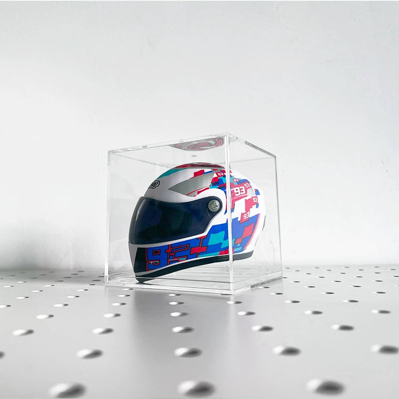Labubu Motorcycle Helmet for Vinyl Figure - Cool Electric Bike Accessory for Blind Box Doll