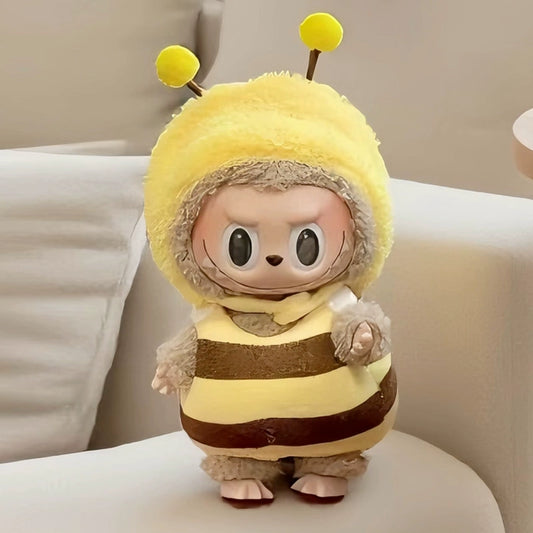 Labubu Bee Series Outfit Set for 1st/2nd/3rd Gen 17cm Vinyl Dolls - Cute Animal Costume