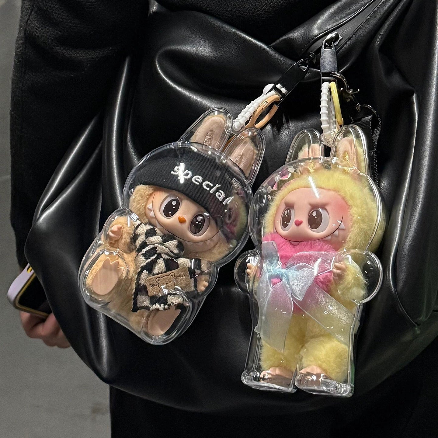 Bear Outfit for 17cm La Boo Boo Blind Box Doll Change Clothes