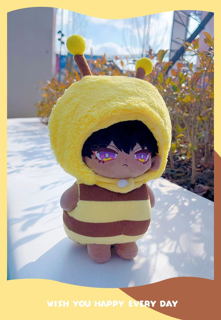Handmade Tempura Shrimp Outfit for 17CM Labubu - Standard Body Cotton Doll Clothing Set