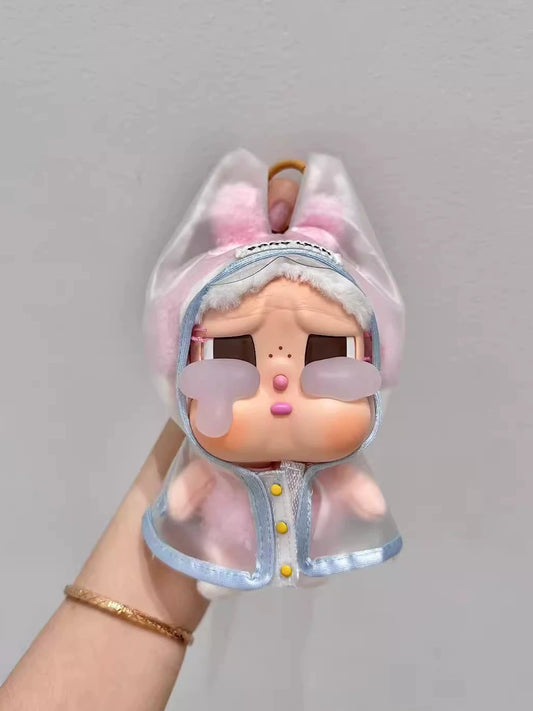 CRYBABY Tears Factory Rain Set - Transparent Pluto Poncho for 10cm Vinyl Dolls