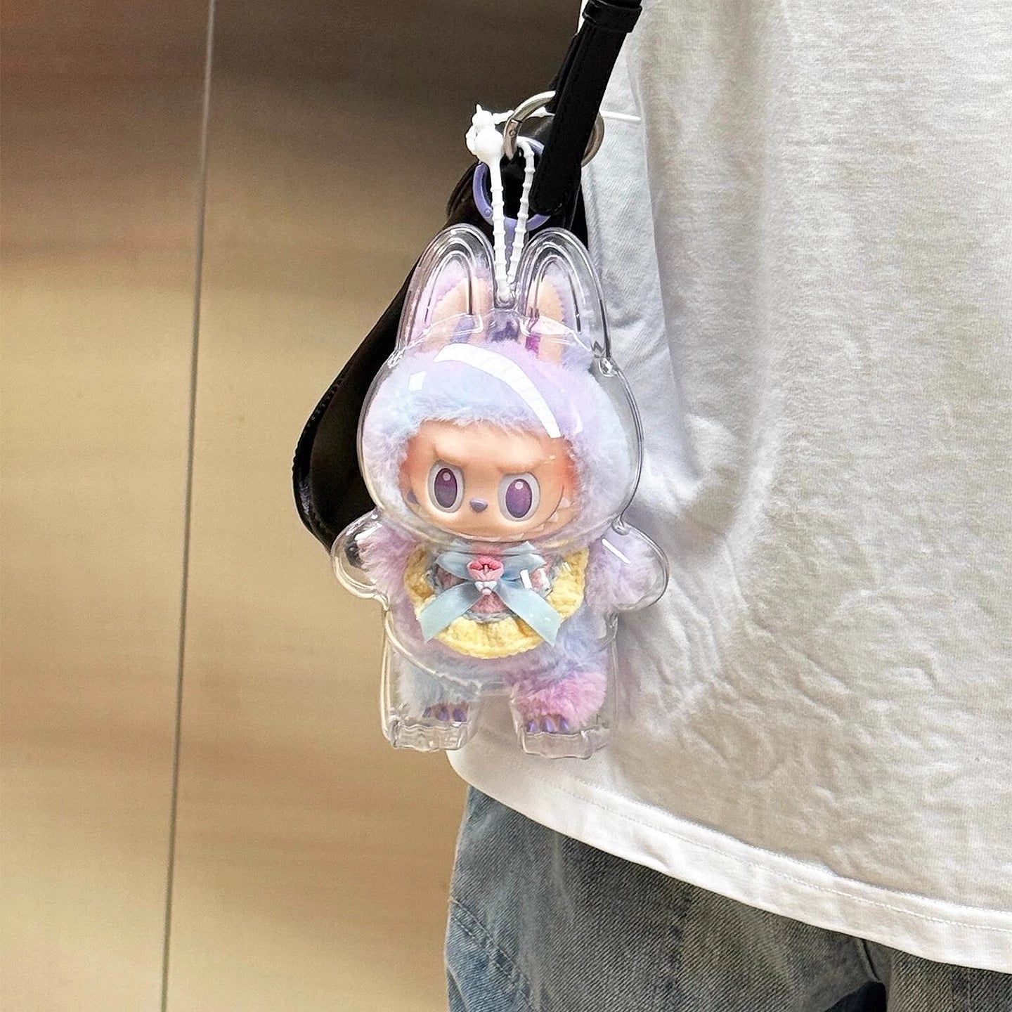 Bear Outfit for 17cm La Boo Boo Blind Box Doll Change Clothes