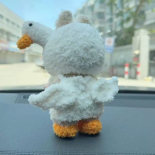 LABUBU 17CM Clothes Only | White Goose & Dinosaur Replacement Outfits | LABUBU Doll Accessories