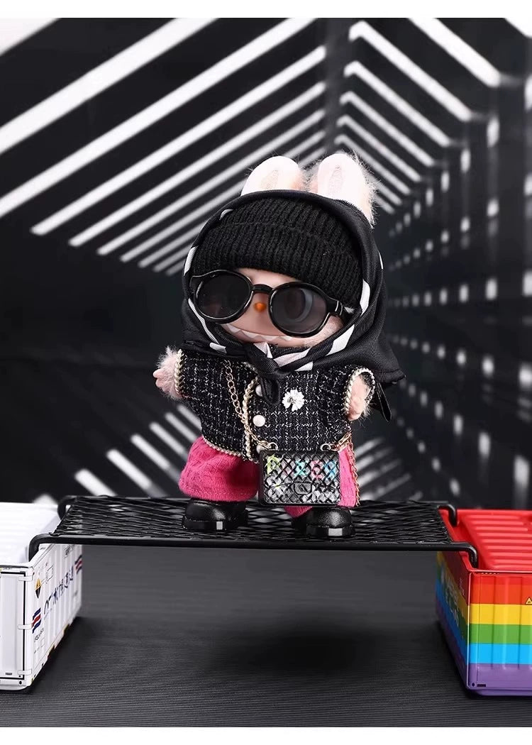 Labubu x G-Dragon GD Concert Replica Outfit Set | Fits 17cm Gen 1-3 Vinyl Dolls