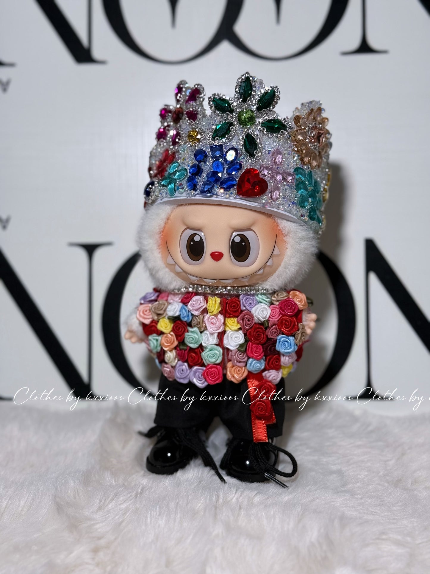 Pop Mart Labubu x G-Dragon High-End Custom Collection | 17cm Vinyl Keychain Outfits for Gen 1-3