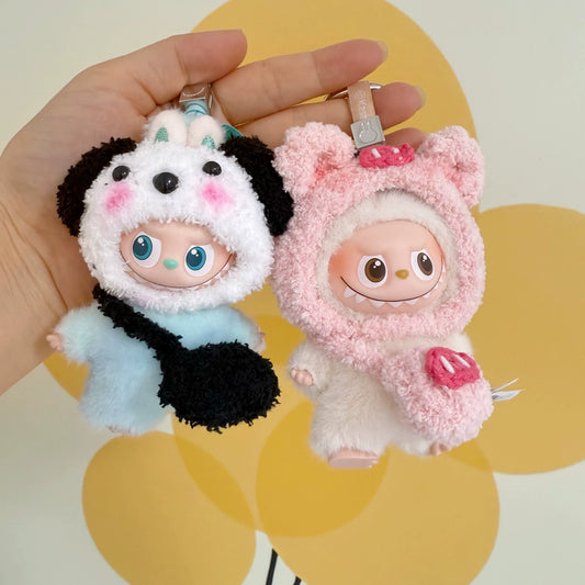 Labubu 4th Gen Doll Clothing & Handmade Headpiece | Mini Keychain for LABUBU 4.0