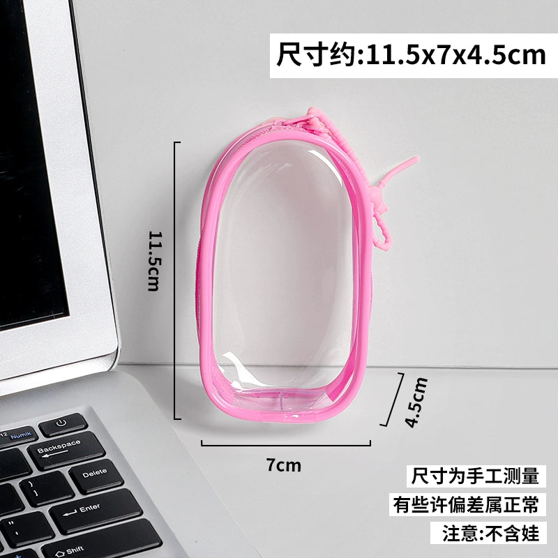 POP MART Labubu 4.0 Heart Code Case - Clear Dust Cover for Series Vinyl Figure Protection