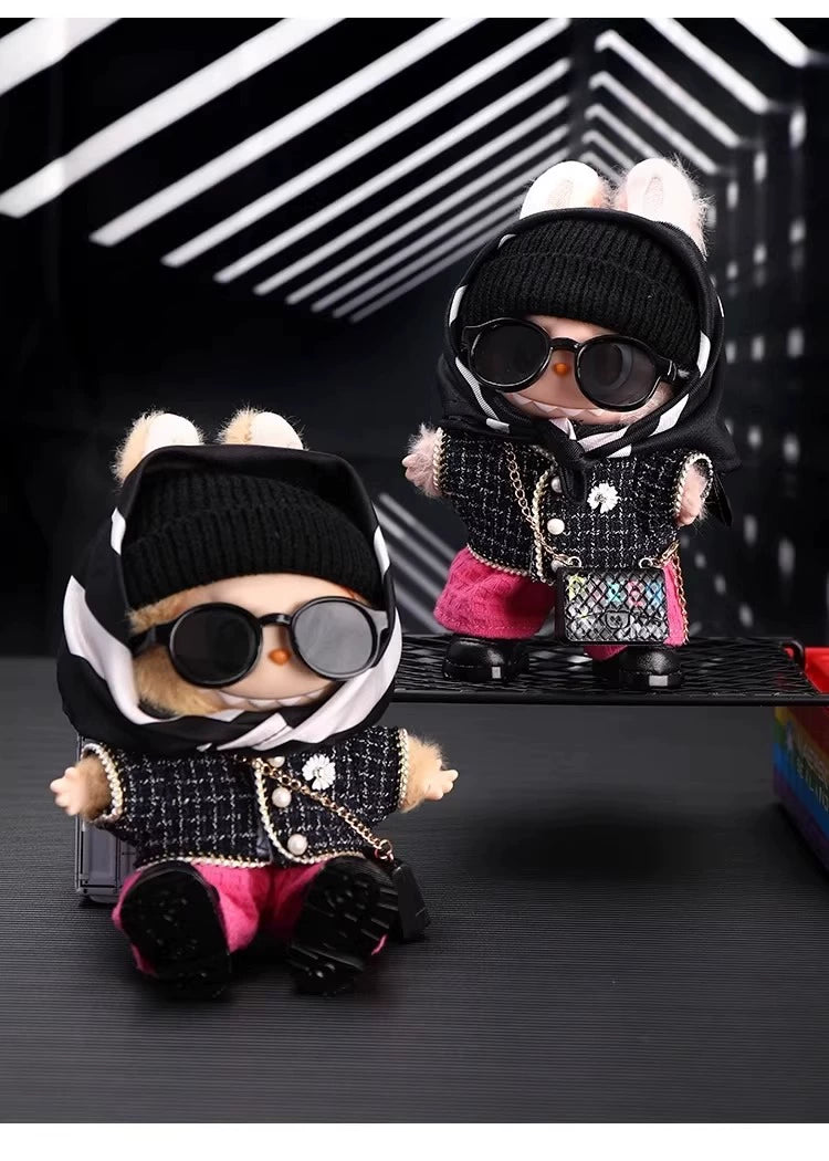 Labubu x G-Dragon GD Concert Replica Outfit Set | Fits 17cm Gen 1-3 Vinyl Dolls