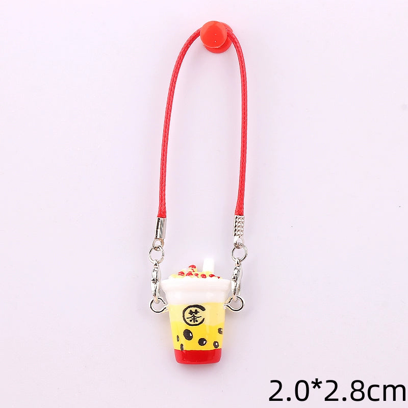 Dollhouse Miniature Bubble Tea Cup Model | DIY Pendant, Scene Accessory for OB11 Dolls