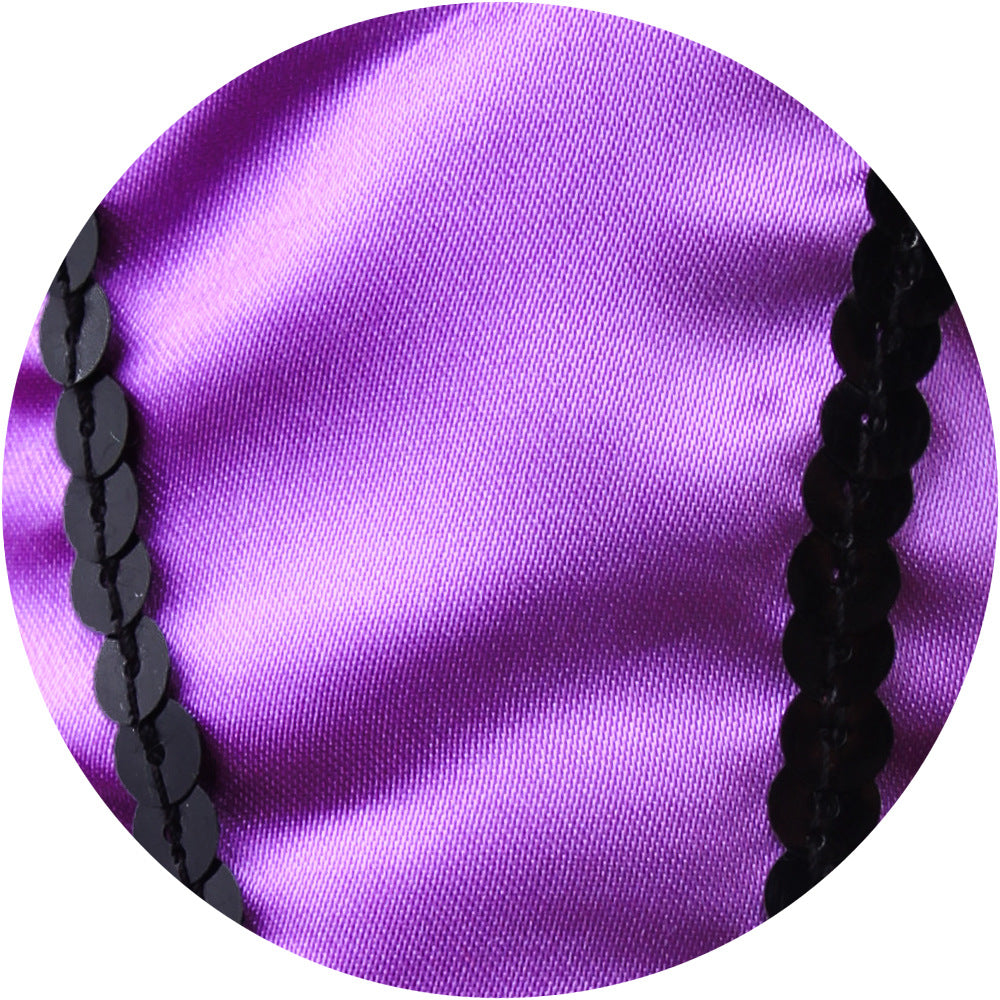 American Girl Doll Halloween Costume - 18 Inch Black & Purple 2-Piece Outfit Set for 18" Dolls (Like AG) | Spooky Holiday Dress