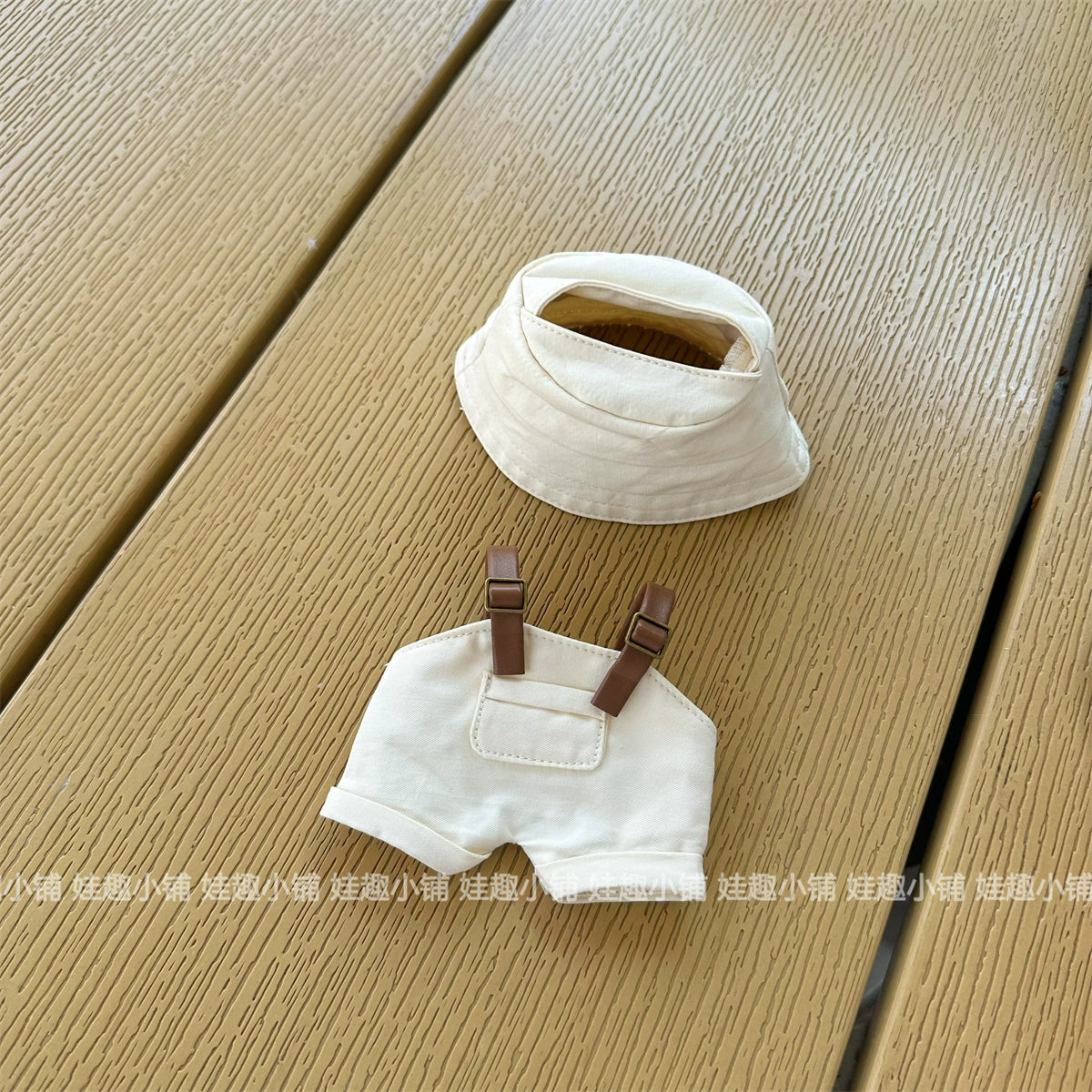 15-17cm Labubu Overalls Outfit - Series 1/2/3 Blind Box Keychain Change Clothes