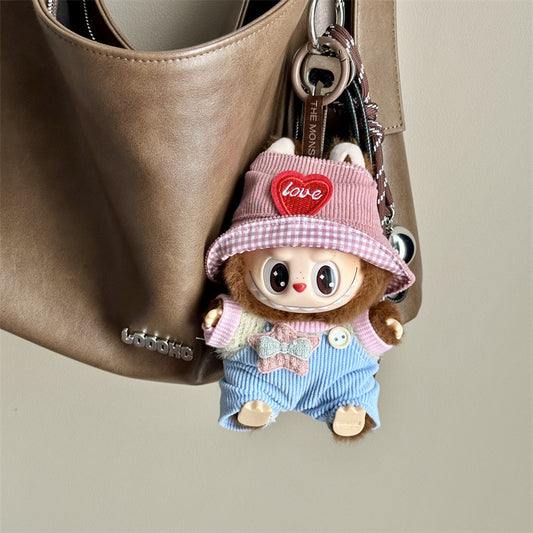 17cm Labubu Outfit Set - Trendy Clothes for Series 1/2/3 Vinyl Doll Change Fashion