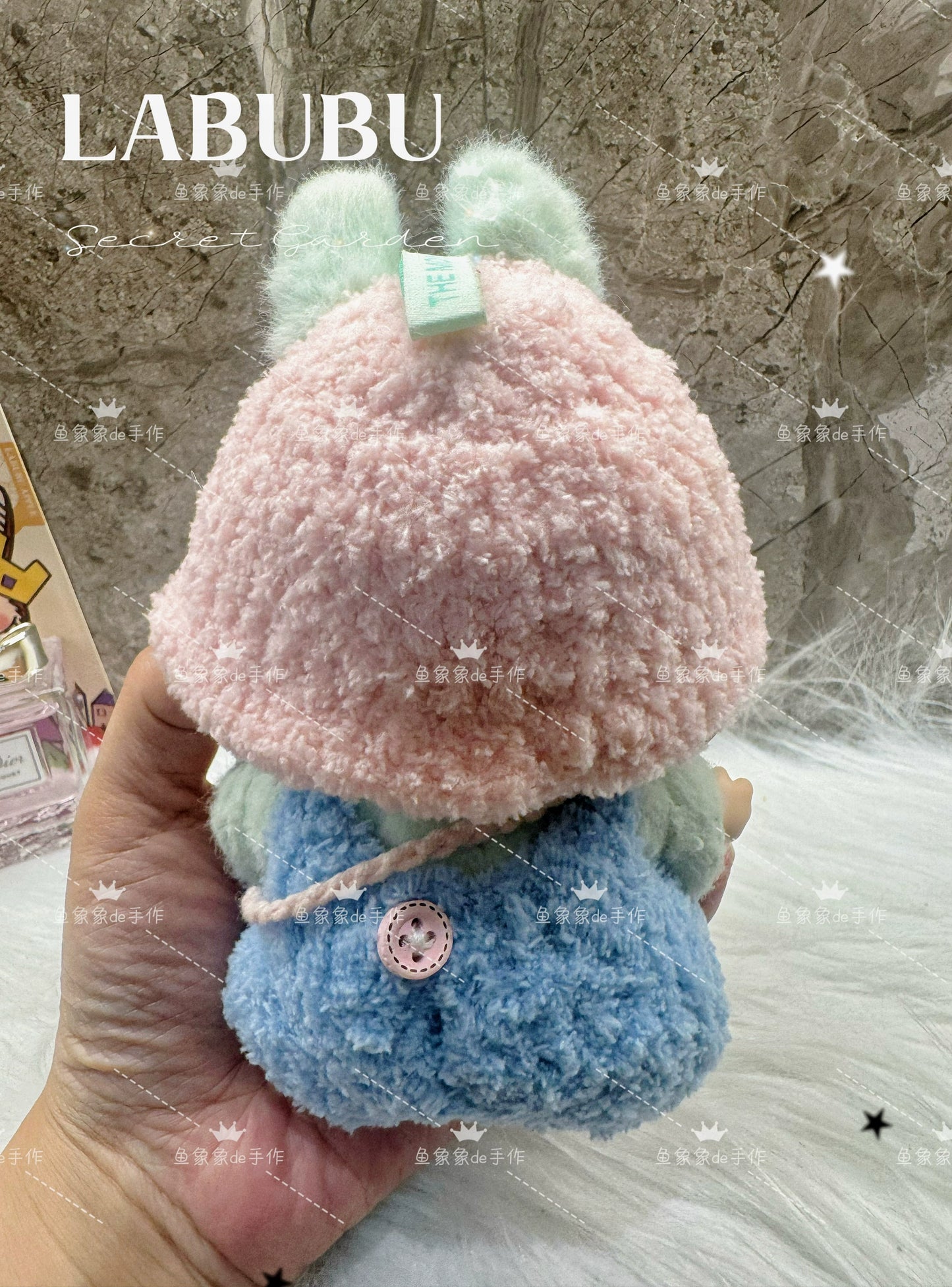 Labubu Handmade Knitted Little Spring Field Outfit Set for Vinyl Blind Box Dolls