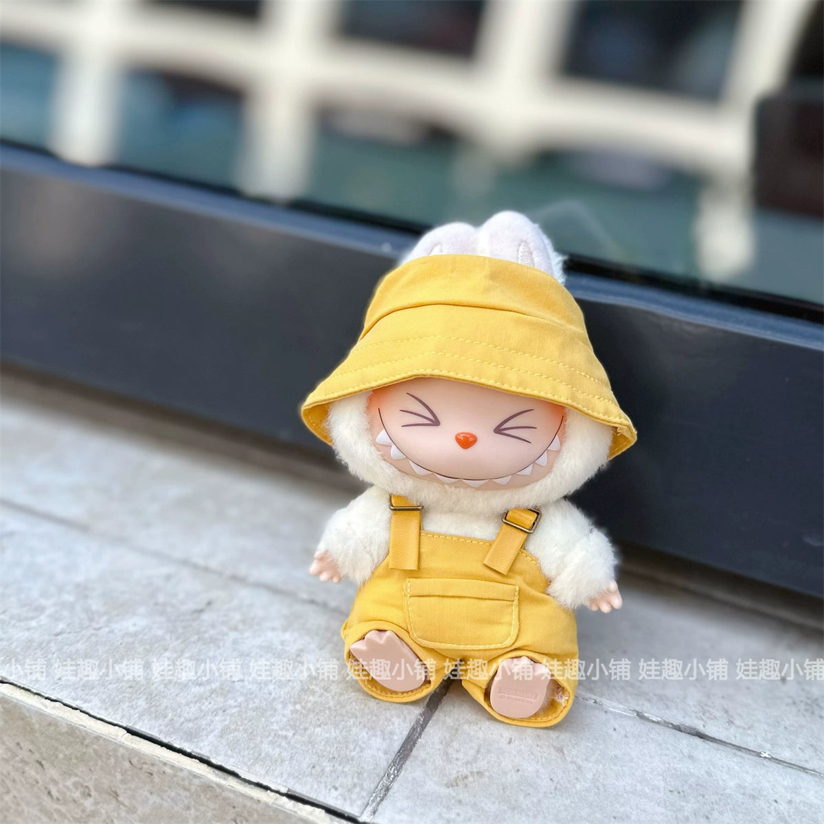 15-17cm Labubu Overalls Outfit - Series 1/2/3 Blind Box Keychain Change Clothes