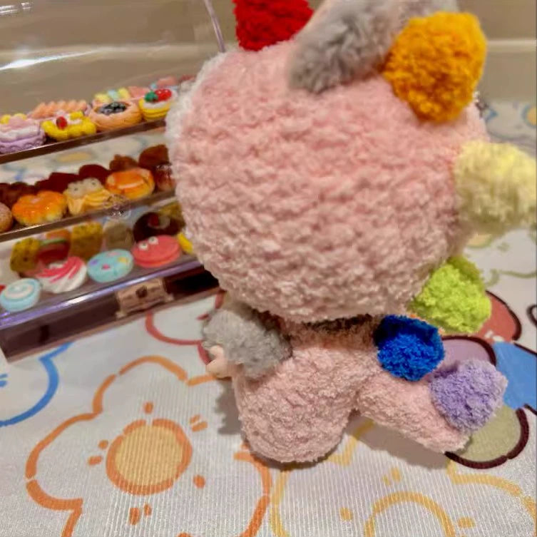 Labubu Sweet Macaron-Themed Handmade Dinosaur Style Changeable Outfit Set