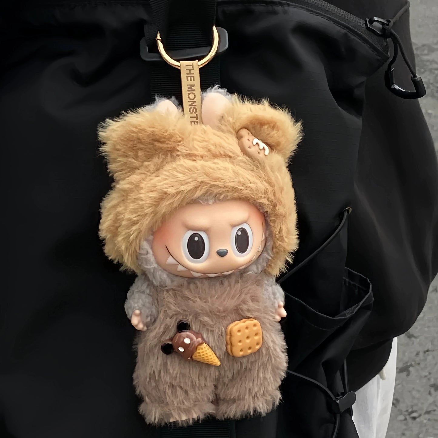 NEW Labubu 17cm Monkey Suit - Upside-Down Pajamas Fits Gen1/2/3 (No Doll)