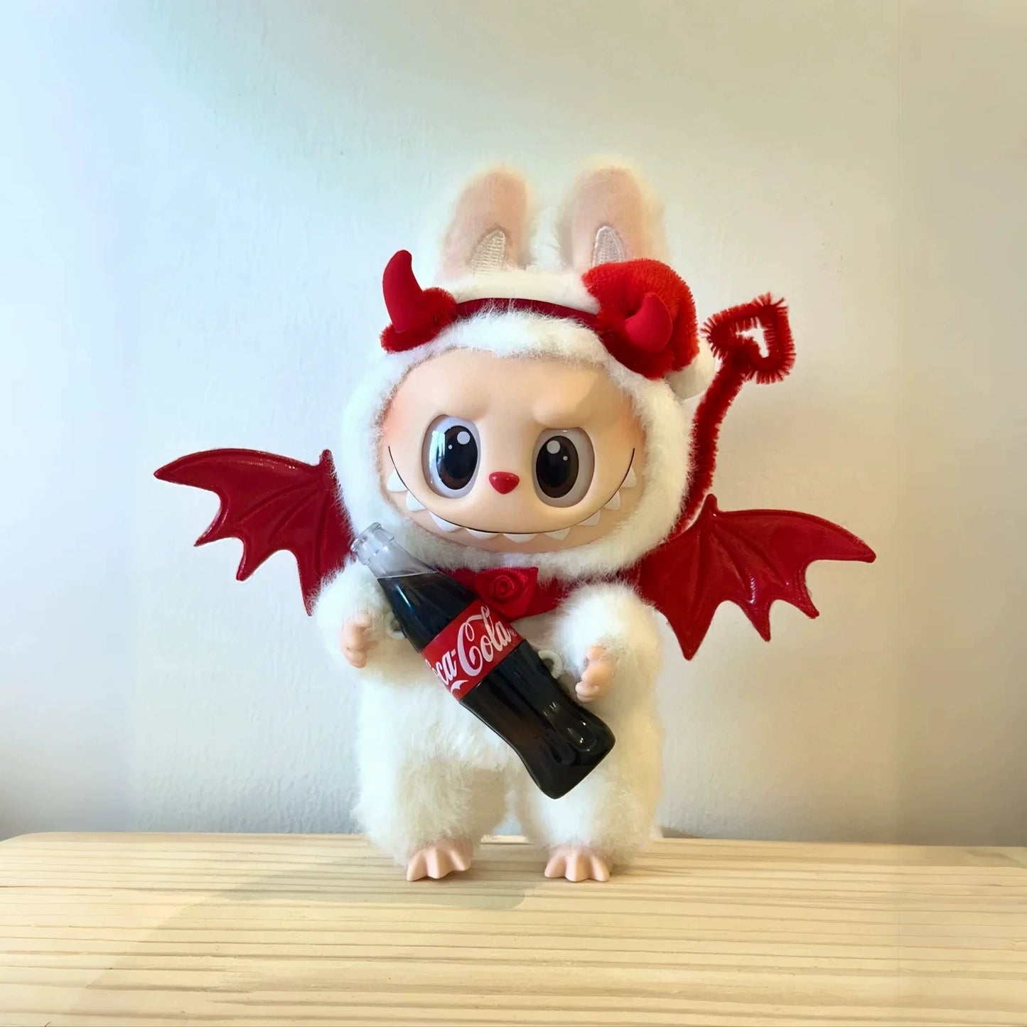 Labubu Macaron Devil Outfit - High Energy Costume for Series 1/2/3 Sitting Vinyl Doll