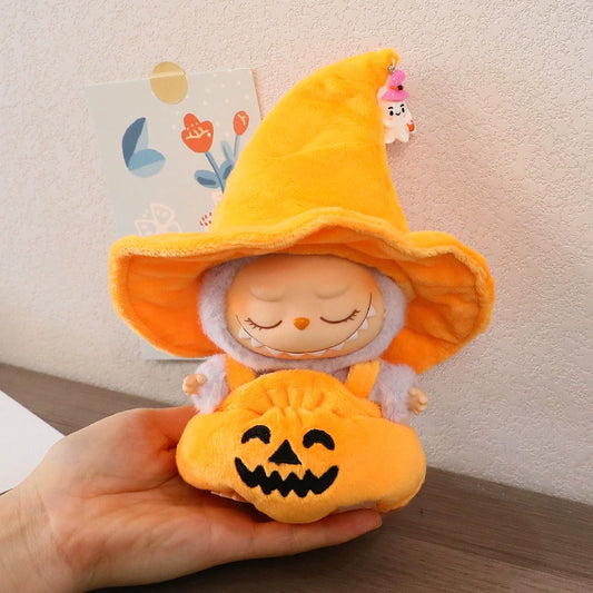 Halloween Pumpkin Outfit Set for Labubu Dolls | Festival Series Clothes Only