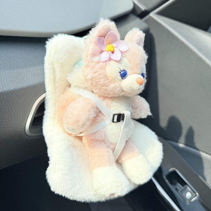 LABUBU Safety Seat | Charm Accessory for Car & Sofa | Aromatherapy Ornament Decor