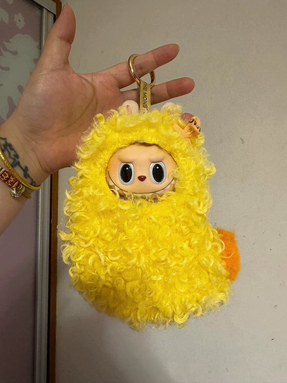 Labubu 'Shrimp Tempura' Outfit for 17cm 1st/3rd Gen Standing Vinyl Figures, Complete Food-Themed Costume Replacement Set