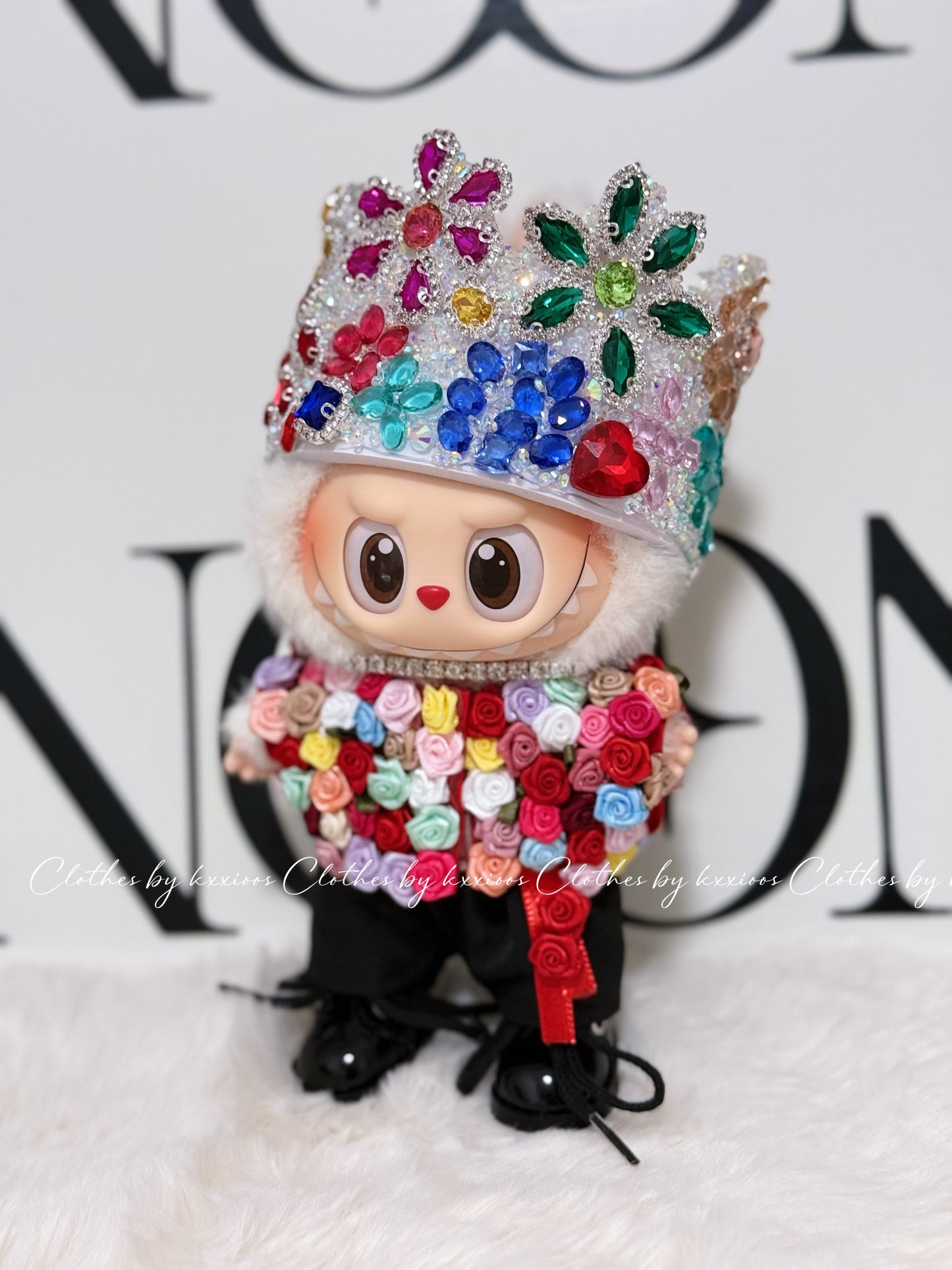 Pop Mart Labubu x G-Dragon High-End Custom Collection | 17cm Vinyl Keychain Outfits for Gen 1-3