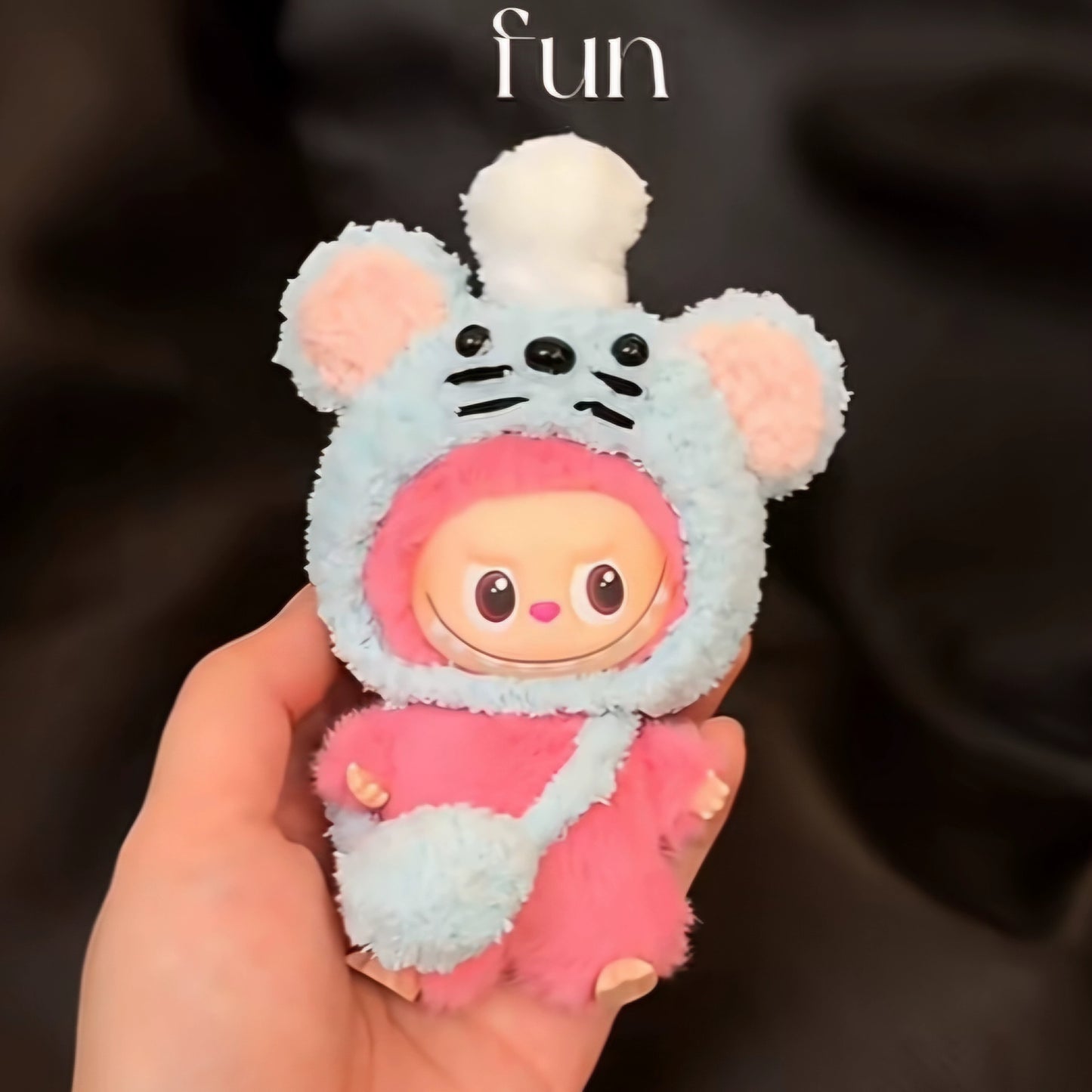 10cm Labubu 4.0 Heart Code Outfit - Cotton Doll Clothes for Mini Figures