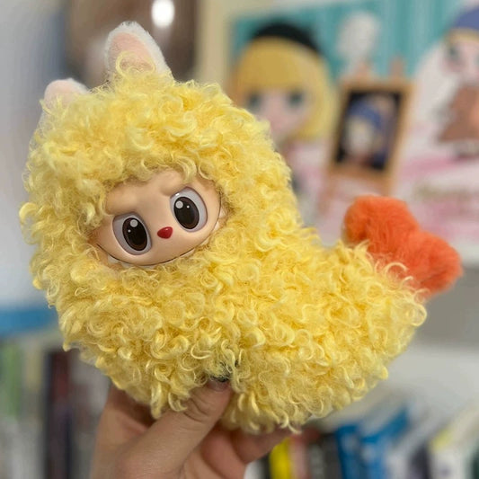 17cm Labubu Cute Fried Shrimp Plush Outfit | Gen 1-3 Doll Clothes Only