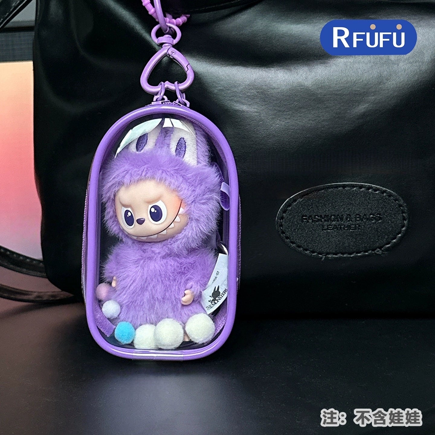 POP MART Labubu 4.0 Pin For Love Crystal-Clear Protective Display Case