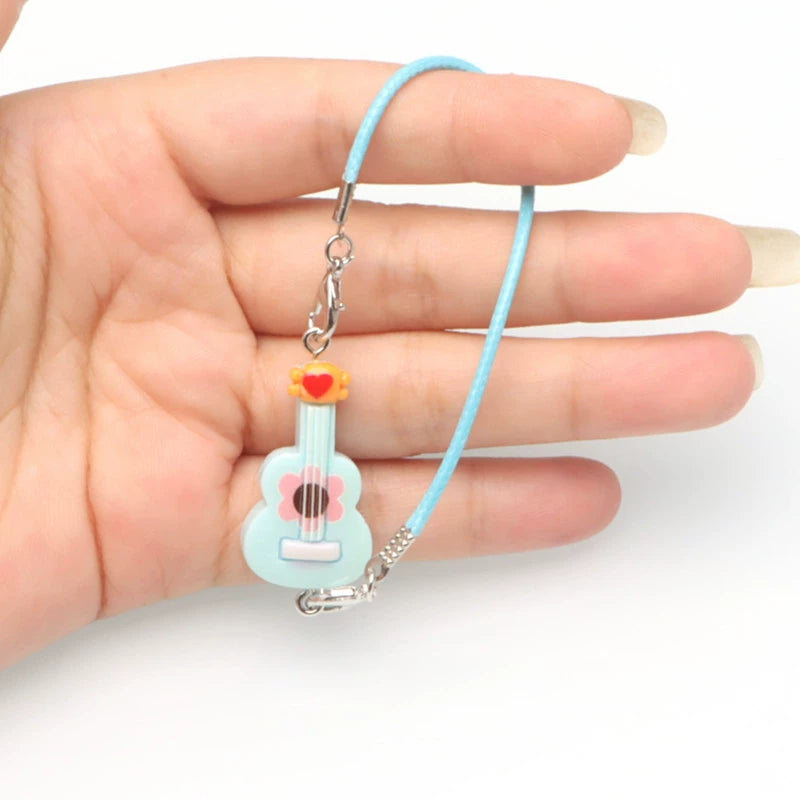 Dollhouse Miniature Realistic Guitar Model | Scene Accessory, Miniature Toy Bell DIY Pendant