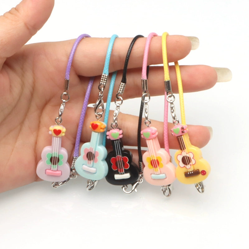 Dollhouse Miniature Realistic Guitar Model | Scene Accessory, Miniature Toy Bell DIY Pendant