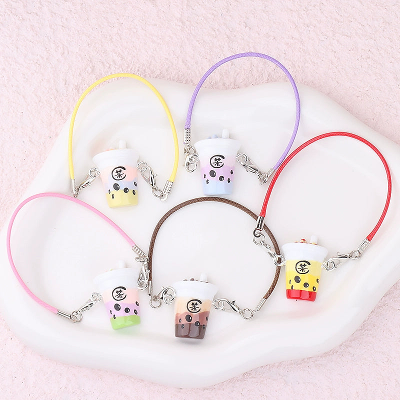 Dollhouse Miniature Bubble Tea Cup Model | DIY Pendant, Scene Accessory for OB11 Dolls