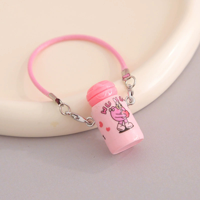 Mini Thermos Keychain - Cute Simulation Cup Pendant for DIY Backpack Room Decor