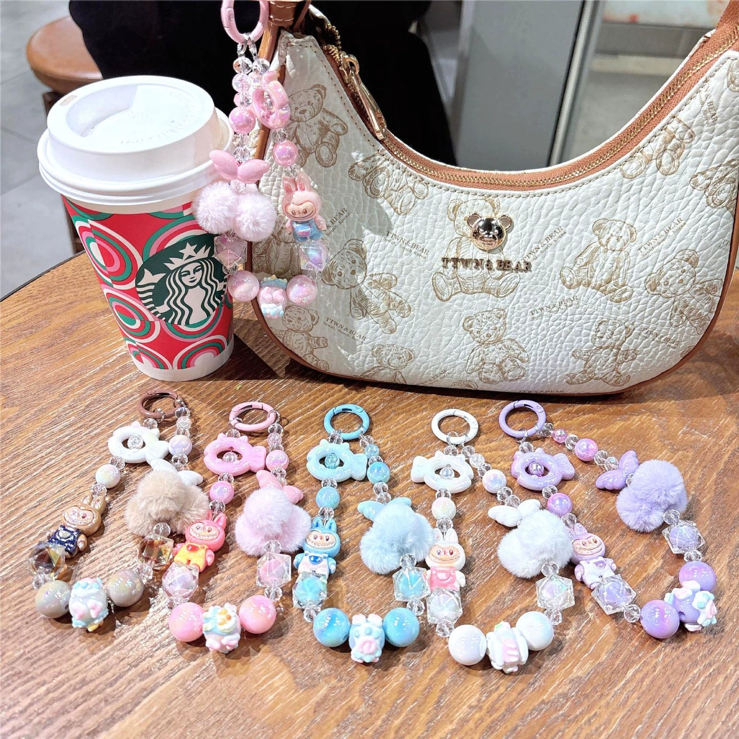 LABUBU Handmade Beaded Lanyard - Trendy Gift for Collectors