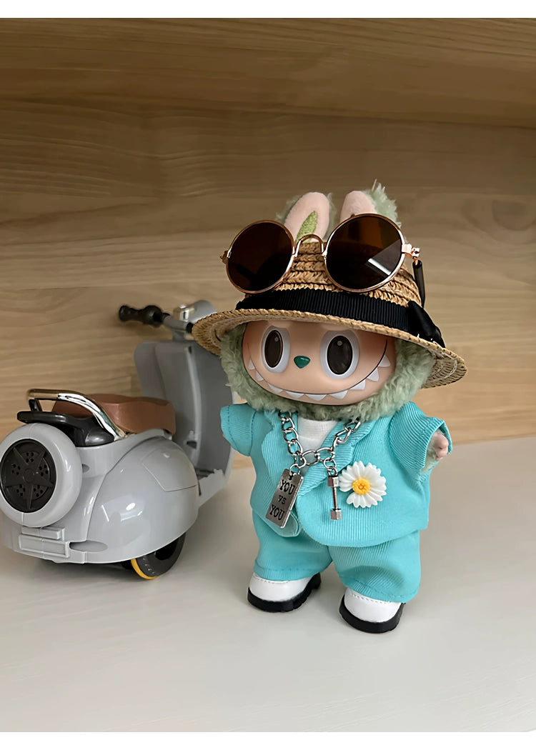 Labubu x G-Dragon GD Concert Replica Outfit Set | Fits 17cm Gen 1-3 Vinyl Dolls