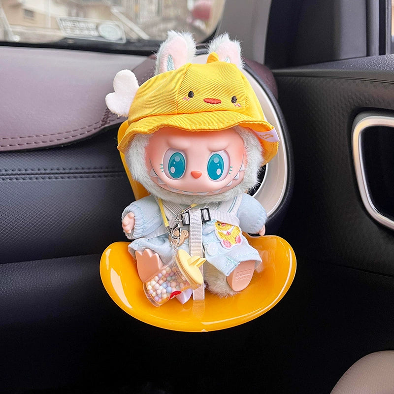 Labubu Car Ornament | Air Vent Clip, Dashboard & Safety Seat Decor – Essential In-Car Accessories
