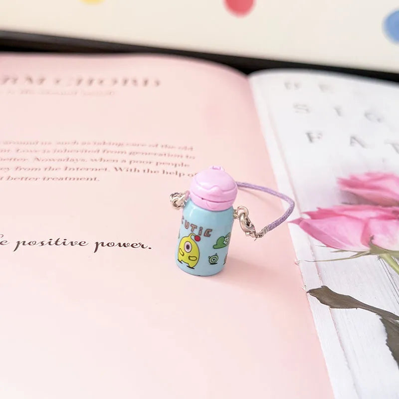 17cm Labubu Series 1/2/3 Bag Set - Camera & Bottle Pendant for Blind Box Keychain Doll