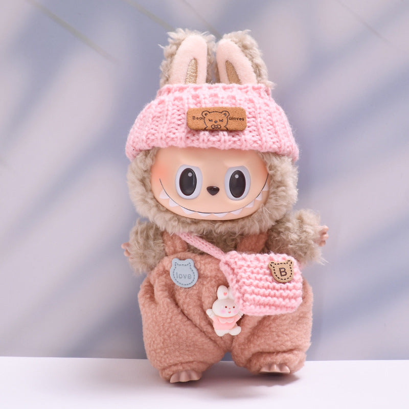 Original LABUBU Clothes Set - Stylish LABUBU Clothes & Accessories Bundle, Premium Fabric with Miniature Accessories