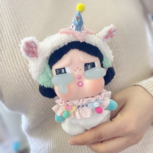 CRYBABY Tears Factory Lamb Set | Clothes Only for Vinyl-Faced Plush Blind Box Dolls