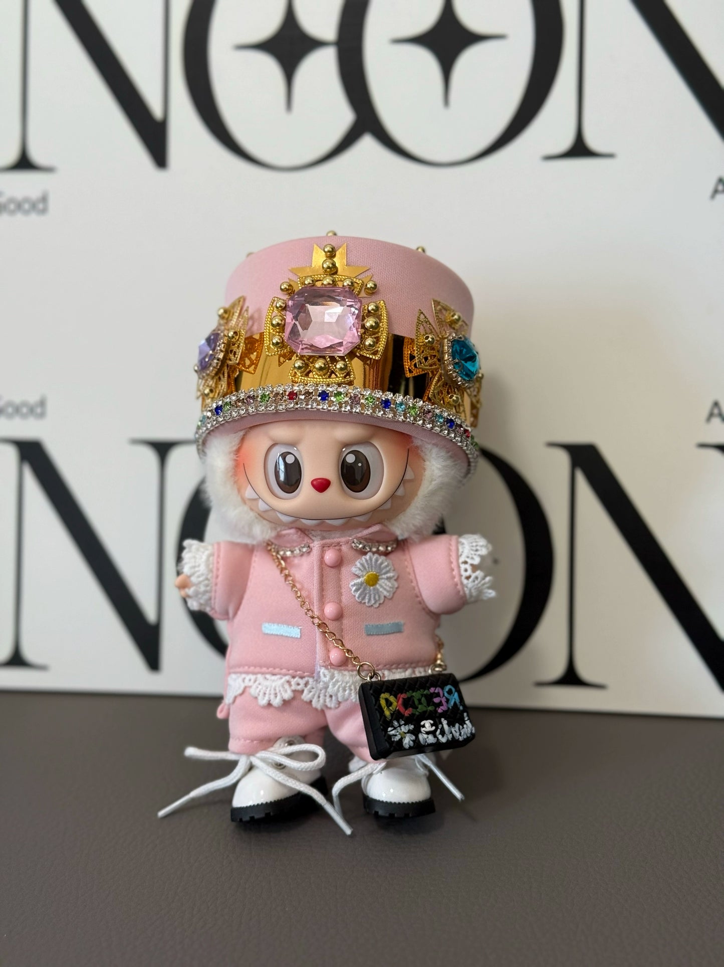 Pop Mart Labubu x G-Dragon High-End Custom Collection | 17cm Vinyl Keychain Outfits for Gen 1-3
