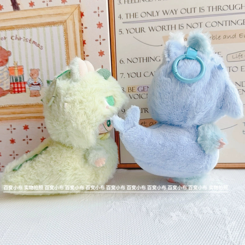 Labubu 3D Animal Costume Set - Dino/Shark/Bee Outfits for Gen1/2/3 Vinyl Dolls (17cm)